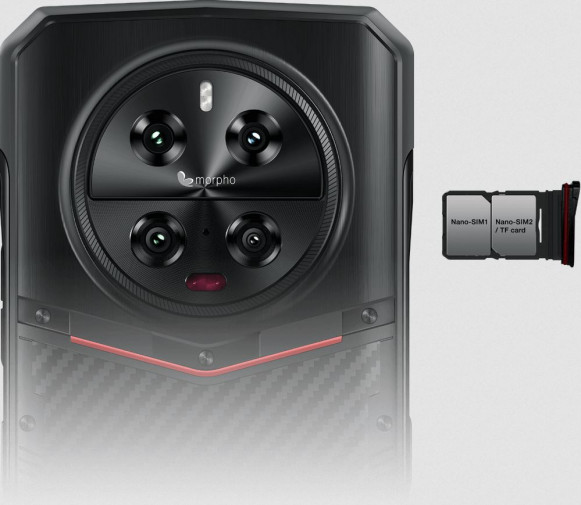 Смартфон Doogee DK10 5G 12/512Gb Kevlar Black