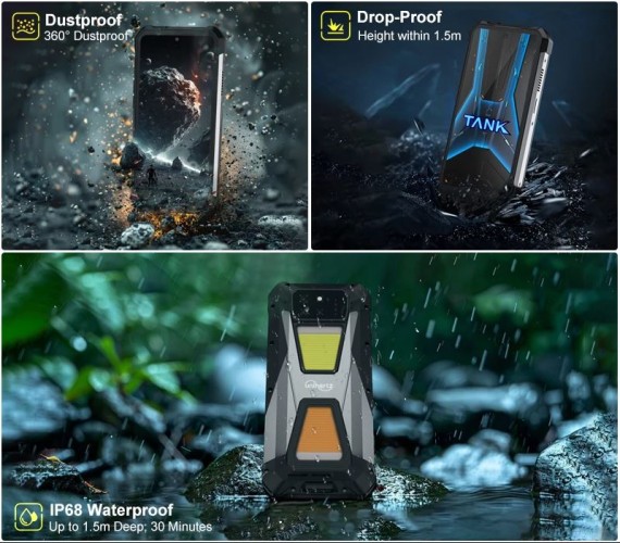 Смартфон Unihertz TANK 3S 12/256Gb